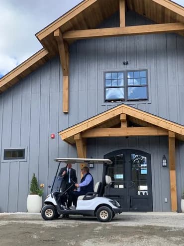 Golf cart at Colorado venue